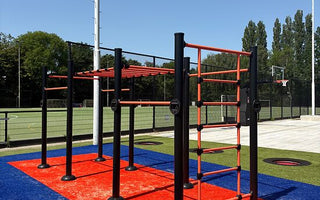 Multifunctionele sportzone tussen de hockeyvelden op Sportpark Middenmeer