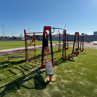 Een levendige sportplek in het hart van een nieuwe stadswijk in Amsterdam-Noord