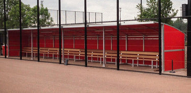 Honk- en Softbal dugouts