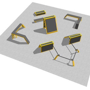 SKOR Parkour Diagonaal M