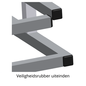 Stalen vlonder polsstokhoogspring landingsmat | 8,00X6,00X0,10M