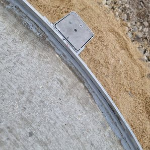 Grondpot voor discus- en kogelstootring