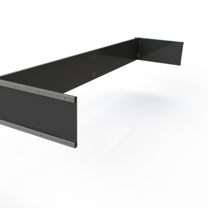 Jeugd hockeydoel 3,66x0,45 meter met PE slagplank en inklapbare constructie