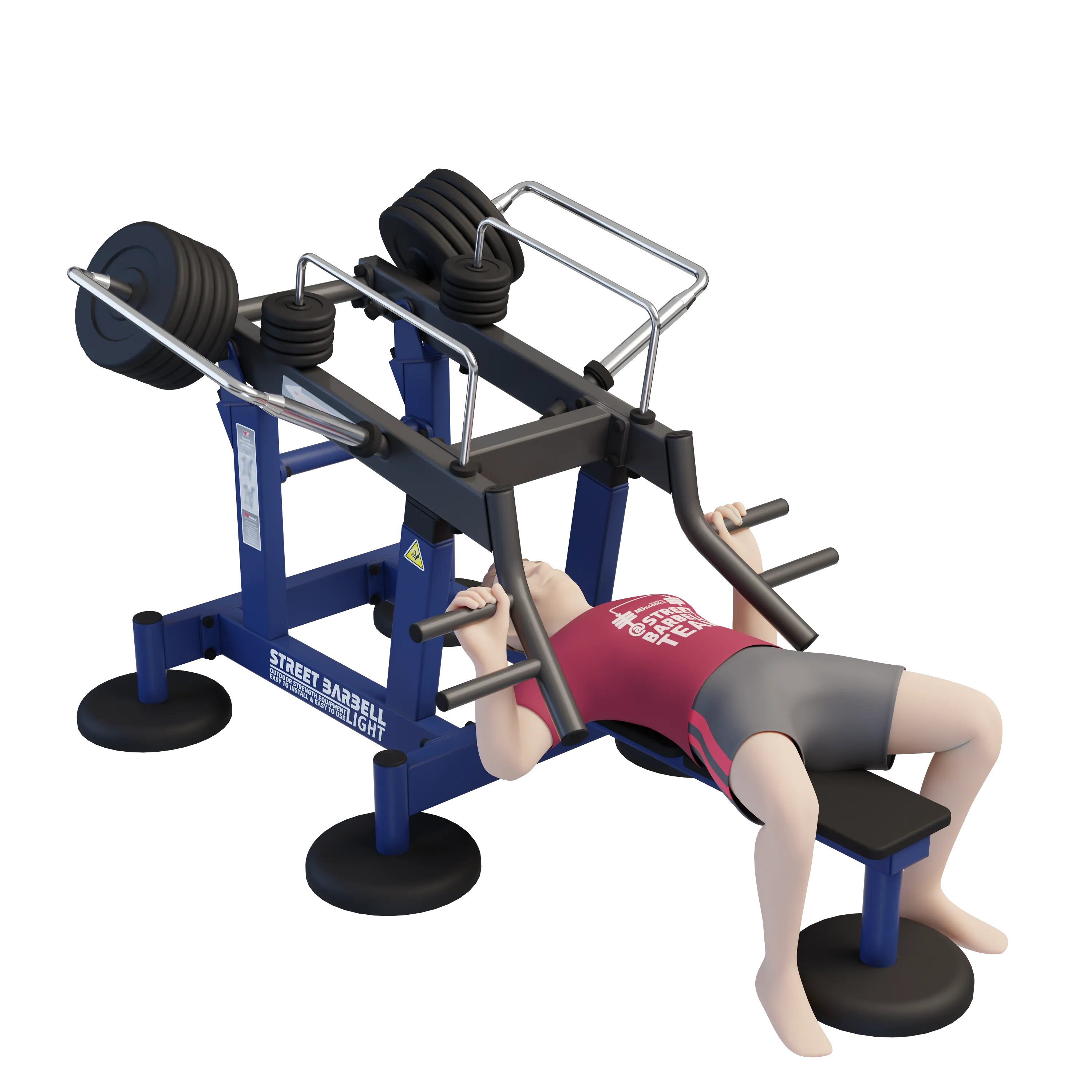 Line Bench Press Bench Press | 220 kg Gewichten | Light Line