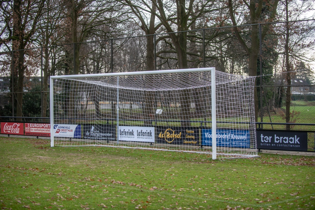 Vast voetbaldoel 7,32 x 2,44 meter Kooi-model