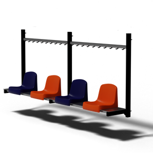 Kleedkamerinrichting C1 | Kuipstoelen
