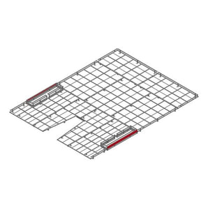 Stalen vlonder polsstokhoogspring landingsmat | 8,00X6,00X0,10M