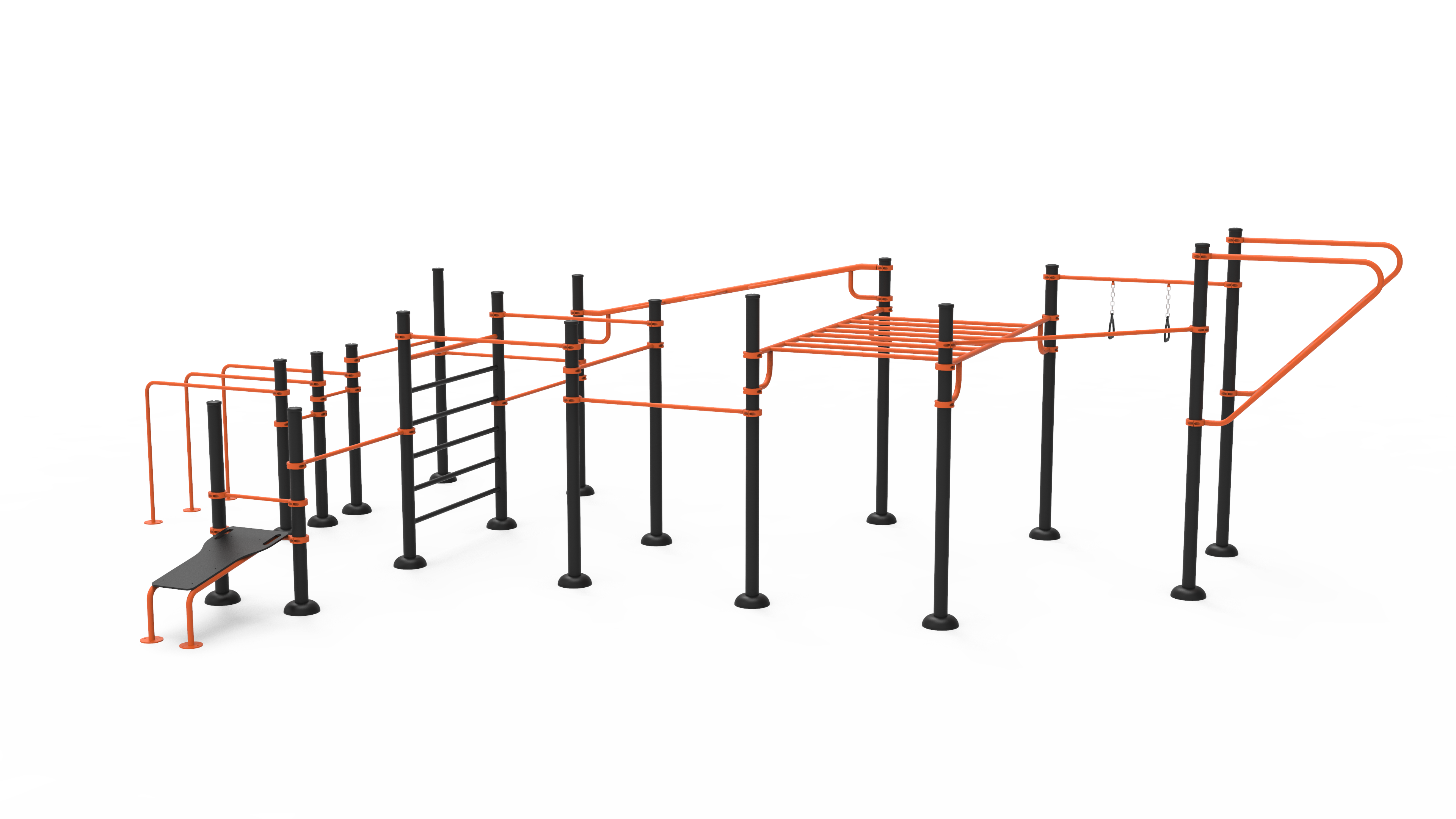 Comprehensive Training Frame Advanced training frame| Outdoor training met betonverankering