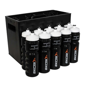 Bidonkrat incl. 10 SKOR bidons 750ml