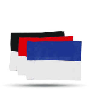 Hoekvlag zwart/wit