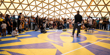 Custome made basketbalvloer voor Paperdome Amsterdam