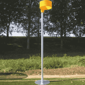 Korfbalpaal | 3m | Geschikt voor voetplaat